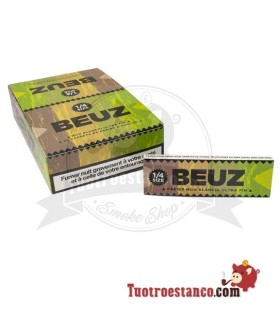 Papel Beuz Natural 1 1/4 de 78 mm - 25 libritos