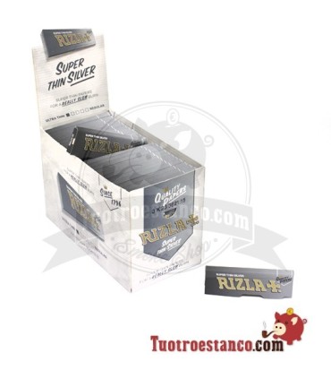 Rizla + Silber Regular 70 mm - 100 Heftchen
