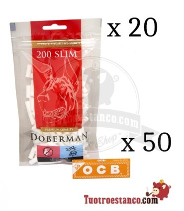 3.000 OCB Arancione 70mm + 4.000 Filtri 6mm