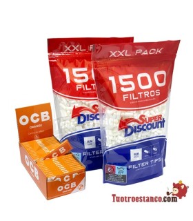 OCB Naranja 70mm + 2 x Filtros 1500 SD 6mm