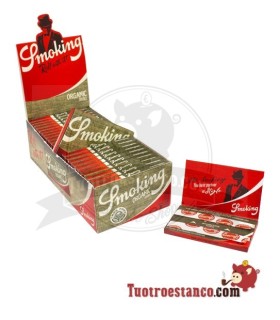 Papel Smoking Orgânico Janela Dupla 70 mm - 25 livretos