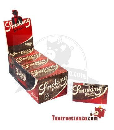 Papel Smoking 200 Marrón 70 mm - 20 libritos