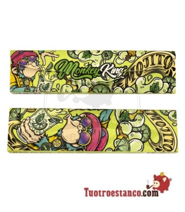 Estuche de Papel Monkey Smell MOJITO 110 mm + Filtros - 24 libritos