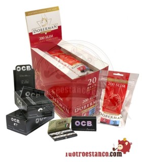 2 x OCB Doppia Finestra 70 mm + 20 Filtri Doberman 6 mm