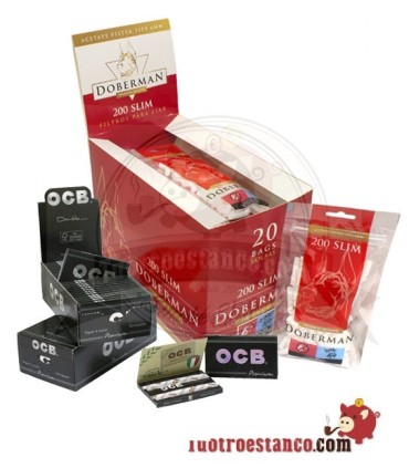 2 x OCB Doble Ventana 70mm + 20 Filtros Doberman 6mm