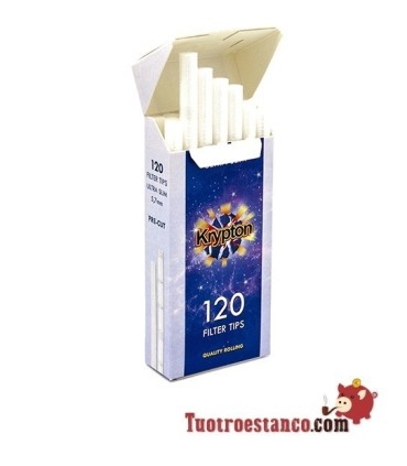 Filtros KRYPTON Precortados de 5,7 mm - 20 cajitas de 120 filtros