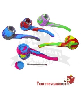 Pipa de Silicona Classic + envase y dabber