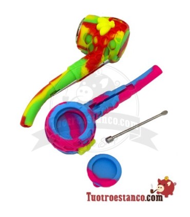 Pipa de Silicona Classic + envase y dabber