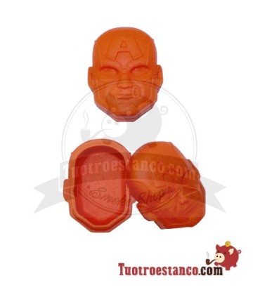 Envase de silicona Capitán America