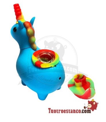 Pipa de Silicona Unicornio