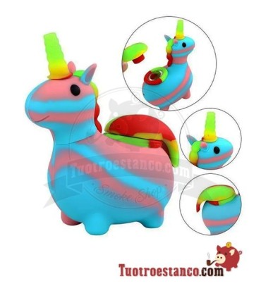 Pipa de Silicona Unicornio