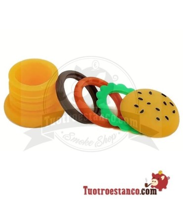Envase de silicona Hamburguesa 5 ml