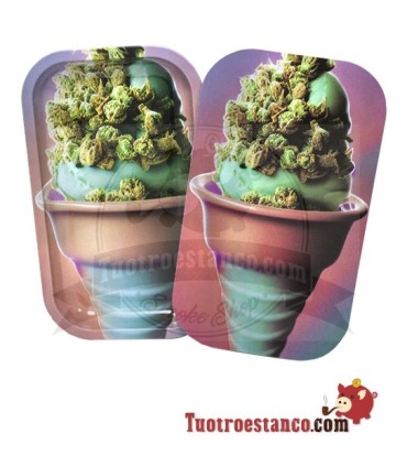 Bandeja Metálica + Tapa de 27x16cm Helado