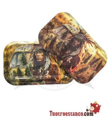 Bandeja Metálica + Tapa de 27x16cm Indio