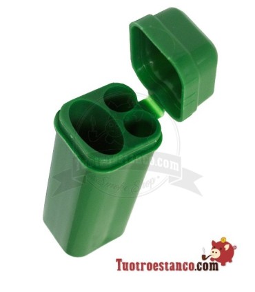 Bote de plástico para encendedor + savarette de colores