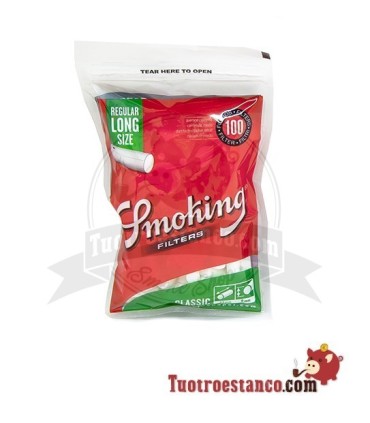 Filtros Smoking de 8 mm de comprimento (verde)