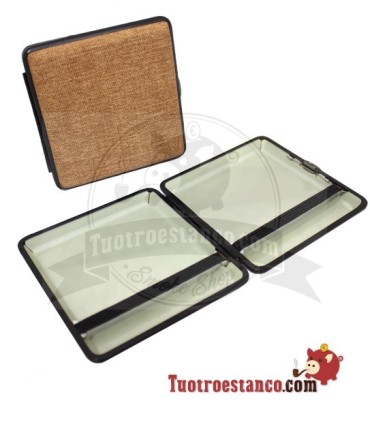 Pitillera metálica Champ Denim Style vaquero de 20 cig