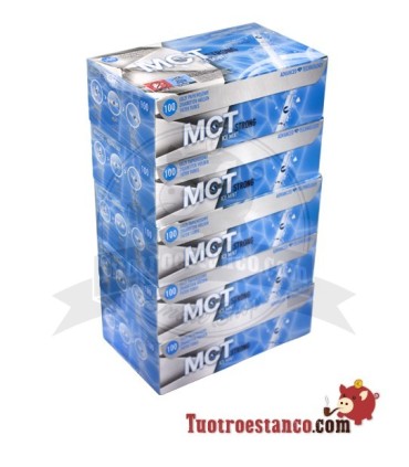 Tubos MTC Strong Ice con capsula - Pack 5 cajitas de 100 unidades