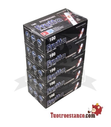 Tubes Frutta Strawberry Capsule 5 boxes of 100 units