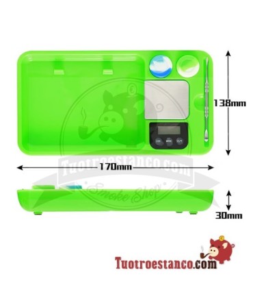 Combo Bandeja de colores y luz + Báscula