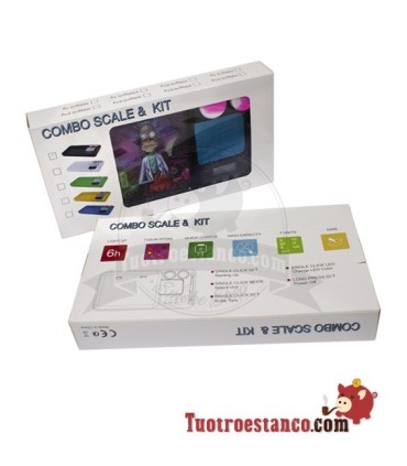 Combo Bandeja de colores y luz + Báscula