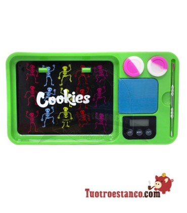 Combo Bandeja de colores y luz + Báscula