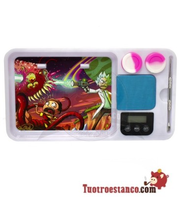 Combo Bandeja de colores y luz + Báscula