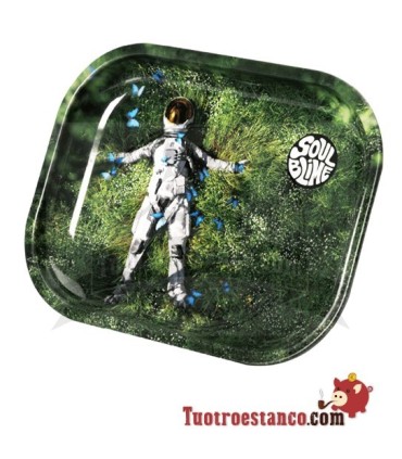Bandeja Metálica Soulblime Astronauta de 14x18 cm