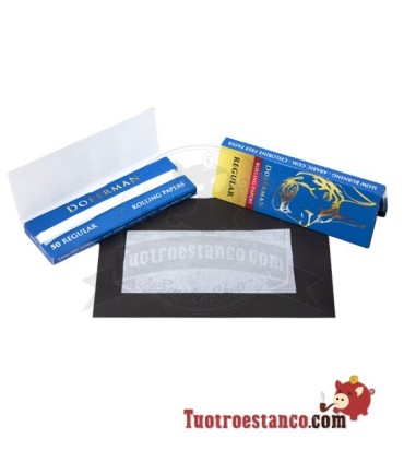 Papel Doberman Azul de 70mm - 50 libritos