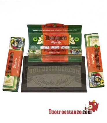 Estuche de Papel Monkey Smell Master 110 mm + Filtros - 24 libri