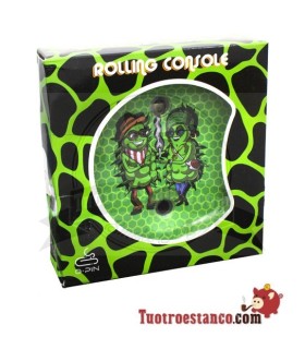 Bandeja pequeña medialuna con soporte - Pareja