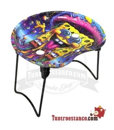 Bandeja pequeña con soporte - Bob Esponja