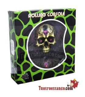 Bandeja pequeña medialuna con soporte - Calavera Heavy