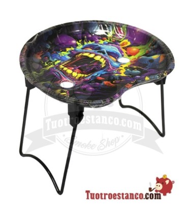 Bandeja pequeña medialuna con soporte - Zombie