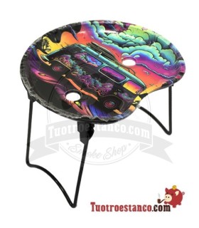 Bandeja pequeña medialuna con soporte - Furgo