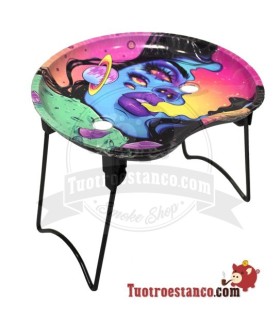 Bandeja pequeña medialuna con soporte - Chica Psycho