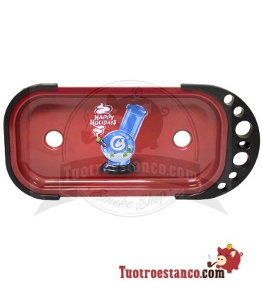 Rolling Console Bong Red