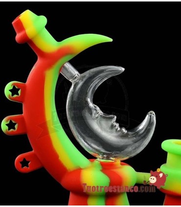 Bong de silicona Media Luna