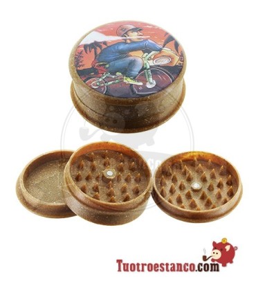 Grinder de Cañamo Beuz Bike 3 partes 50 mm