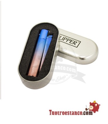 Clipper metálico Dawn Blue + estuche metálico