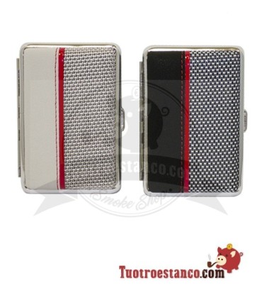 Pitillera metálica Champ Mini Red Line de 12 cig