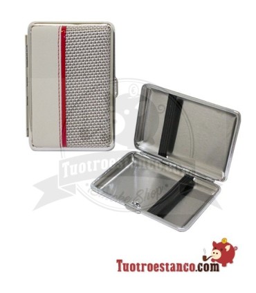 Pitillera metálica Champ Mini Red Line de 12 cig