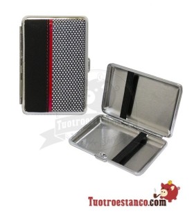 Pitillera metálica Champ Mini Red Line de 12 cig