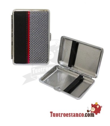 Pitillera metálica Champ Mini Red Line de 12 cig