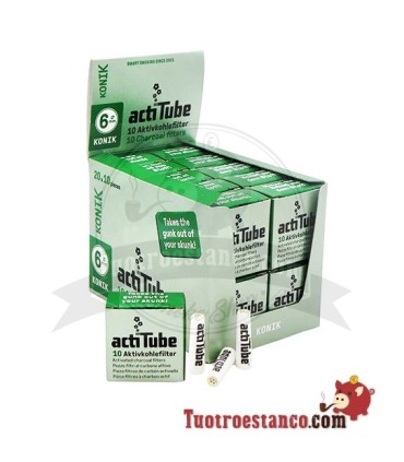 Estuche Actitube 6mm KONIK 10 unidades