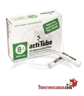 Filtros de Carbón Actitube 40 filtros