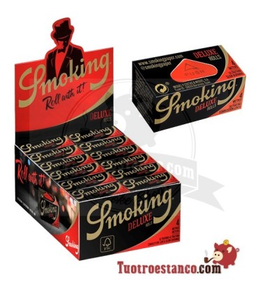 Smoking Deluxe Paper Roll 4m - 24 booklets