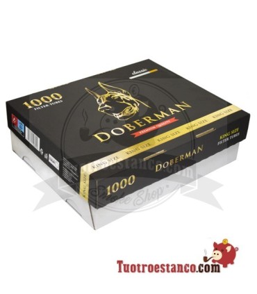 Tubos Doberman King Size 1000 tubos - 10 cajitas (cajón)