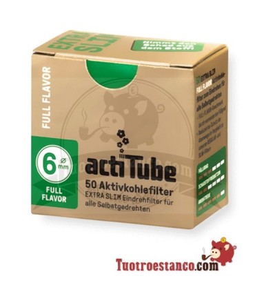 Actitube Slim Full Flavor Carbon Filters 50 Filters