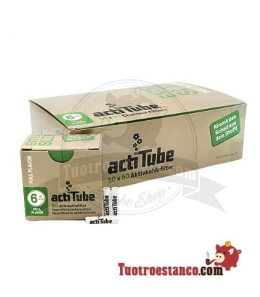 Estuche Actitube 6mm 50 unidades